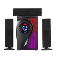 Système de son surround pour cinéma maison sans fil UF-DC6037, Bluetooth, USB, AUX, radio FM, caisson de basses, karaoké, enceinte 3.1