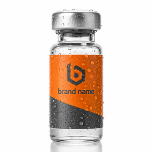 Custom Printed Peptide Vial Labels Self Adhesive <b>Waterproof</b> <b>Stickers</b> Fit Different Sizes Peptide Glass Vials - Product Image 3