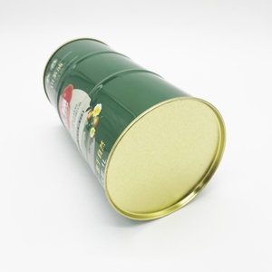 Envase de Hojalata Personalizado para Aceite Comestible, Lata Redonda de 1L para Aceite de Oliva de Grado Alimenticio, Logotipo Personalizado para Chocolate, Galletas y Dulces - Product Image 5