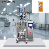 Machine d'emballage de sachets de mayonnaise et de miel avec fonctions de agitation et de chauffage, machine d'emballage de sachets de miel crémeux