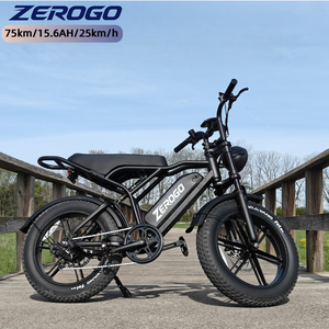2025 Лидер продаж, электровелосипед Zerogo V8, электровелосипед 250 Вт, Электрический горный велосипед с полной подвеской, ЕС, бесплатная доставка, электрический велосипед с толстыми шинами - Product Image 3