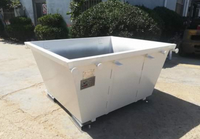 Vente chaude 20 Yard Benne Conteneurs Déchets Déchets Skip Bin Remorque Chargeur Déchets Skip Container