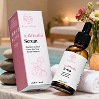 Sérum Visage Éclaircissant et Unifiant au Niacinamide et Alpha Arbutine Fermentée pour une Peau Radieuse et Correctrice des Taches Pigmentaires