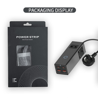 Multiprise multifonction de haute qualité, norme thaïlandaise, avec charge sans fil et charge rapide USB-C 65W, pour la maison et le dortoir