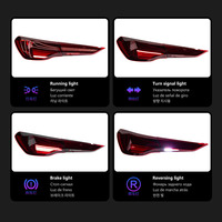 Feux arrière LED laser style GTS XUNBAI pour BMW Série 4 G22/G82/M4 2020-2024, clignotants séquentiels rouges, Plug & Play, garantie 1 an