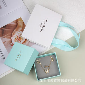 Yeni japon ve kore tarzı takı yüzük kolye saplama küpe kutusu moda süs saklama kutusu mavi yeşil bilezik kutusu - Product Image 2