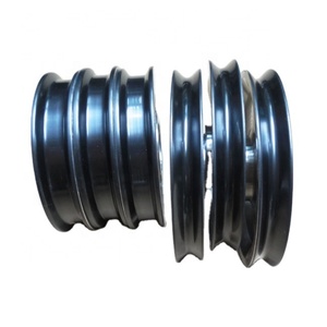 Servicios de Recubrimiento de Polvo Cerámico de Alta Calidad Personalizados, Poleas de Cable de Acero Inoxidable con Ranura Plana - Product Image 1