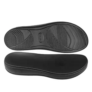 comfort rubber shoe soles, woman and man flat sandals slide slipper