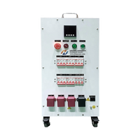 Banc de charge 100 kW pour test de générateur, triphasé AC220V, résistif, avec roulettes, pour test de générateur et d'UPS