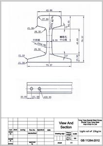 Venta de riel de acero GB Standard QU71Mn para transporte de carga de grúa y riel ligero para aplicaciones de fusión - Product Image 6