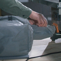 Scie à table multifonctionnelle de 8 pouces pour le travail du bois, machine de découpe sans poussière, scie électrique pour la fabrication en usine, état neuf