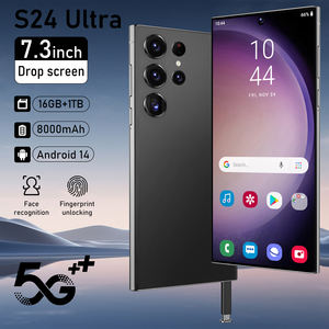 Version Internationale S24 Ultra 7 Pouces 120Hz 50M 16+1Go <span class=keywords><strong>Android</strong></span> 13 Téléphones Mobiles Support de Voiture Objectifs d'Appareil Photo Téléphone <span class=keywords><strong>Incassable</strong></span> - Product Image 5