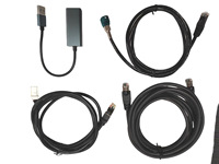 Cable 5 en 1 para Tesla Model 3/Y Model S/X, Cable OBD de 24 pines para Herramientas Especiales, Cable de Diagnóstico y Programación USB a RJ145
