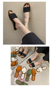 Nuovi <span class=keywords><strong>Sandali</strong></span> Piatti alla Moda <span class=keywords><strong>per</strong></span> Donne, Ciabatte <span class=keywords><strong>Antiscivolo</strong></span> e Resistenti all'Usura <span class=keywords><strong>per</strong></span> Signore, Vendita all'Ingrosso dalla Cina - Product Image 6