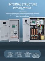 Régulateur de tension triphasé AC TNS/SBW 100KVA AVR SVC Stabilisateur de tension automatique 260V-430V Stabilisateur de tension 380V