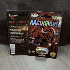 Personalización de fábrica Booster Energy Pills Raging Bull Cápsulas Hombres naturales Booster Health Herbal Support Stamina Capsulas - Product Image 1