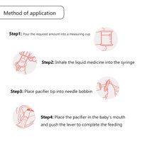 Seringue orale sans BPA pour bébé en silicone et compte-gouttes pour médicaments Sucette douce essentielle pour bébé pour l'alimentation du jus d'eau de médecine
