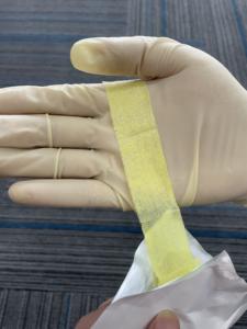 Vendaje de gasa médico Xeroform utilizado para heridas abiertas como laceraciones, quemaduras - Product Image 4