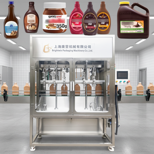 Remplisseuse automatique de sirop de chocolat Nutella Hershey Jif Sunpat <span class=keywords><strong>Nocciolata</strong></span> Remplisseuse de noix de coco - Product Image 1