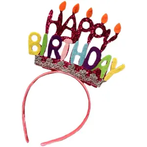 Повязка на голову Ychon на день рождения, повязка на голову с фото онлайн-знаменитостей, аксессуар для волос, украшение для праздника и вечеринки
