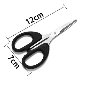 De Xin Scissors 12cm Stainless Steel Straight Blade For Craft And Office Use - Product Image 2