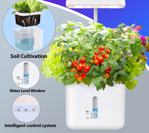 Mini maceta hidropónica de fábrica <span class=keywords><strong>con</strong></span> <span class=keywords><strong>luz</strong></span> para sistema de jardinería interior hidropónico para cultivar Kit de siembra inteligente para el hogar - Product Image 2