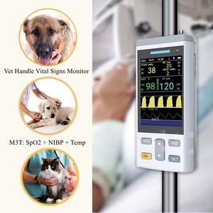 Moniteur portable de signes vitaux vétérinaires Derry avec surveillance du pouls et du CO2, certifié ISO13485, batterie intégrée, Derry M3T H - Product Image 2