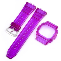Bracelets de montre en silicone en promotion pour Casio GMWB5000 – Bracelet de remplacement sport souple et coloré