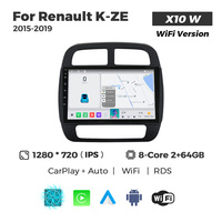 MEKEDE X10 X20 X30 X40 UIS7865 8+128G QLED AKM DSP CarPlay sans fil Android Auto pour Renault K-ZE 2015-2019