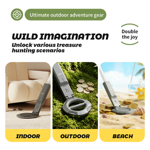Juego de Detector de Metales para Niños, Juego de Búsqueda de Tesoros, Juguete Educativo de Aventura al Aire Libre para Explorar la Naturaleza - Product Image 3