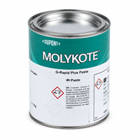 Pâte MOLYKOTE G-Rapid Plus MoS2 Graphite Anti-prise, pâte d'assemblage à faible friction, lubrifiant solide pour boulons, engrenages, roulements, 1 kg