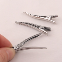 Pince à cheveux en métal de 45 mm à prix abordable pour la décoration de bijoux capillaires et accessoires