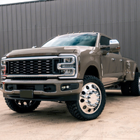 Jantes forgées doubles 20 22 24 26 28 30 pouces 8x200 10x225 8x165.1 8x180 Jantes de camion pleine grandeur pour Chevy 3500hd FORD F350 F450 GMC