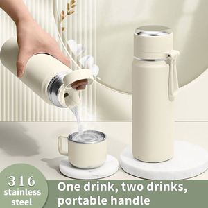 Termo de Acero Inoxidable 316 para Niñas, Estudiantes, Taza de Gran Capacidad, Botella de Agua para Té, Botella de Agua con Sabor - Product Image 2