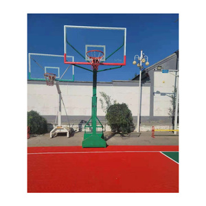 Panier de basket-ball intérieur et extérieur, panier de <span class=keywords><strong>but</strong></span> de basket-ball portable avec support - Product Image 5
