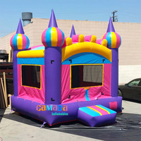 Château gonflable en PVC de qualité commerciale pour adultes avec souffleur