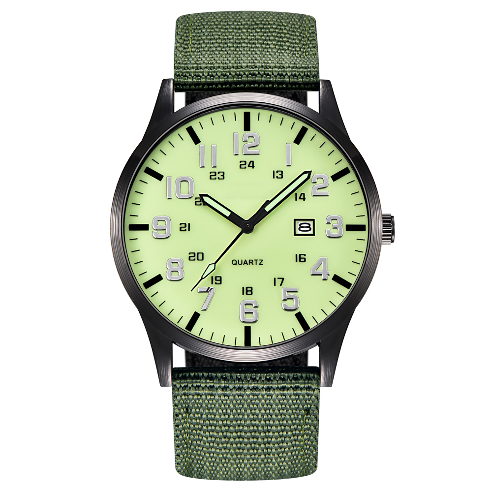 Analog 24 Hour Dial Quartz Watch for Men - Luminous Hands  display picture 2