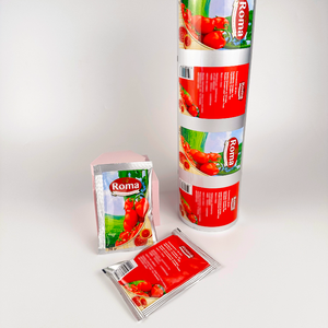 DF Pack de qualité alimentaire <span class=keywords><strong>ketchup</strong></span> feuille d'aluminium emballage rouleau Film plastique pâte de tomate sac Film en rouleau - Product Image 2
