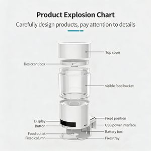 Distributore Automatico di Cibo per Pesci Smart Charge, Temporizzato, Quantitativo, Impermeabile, per Acquario Interno - Product Image 3