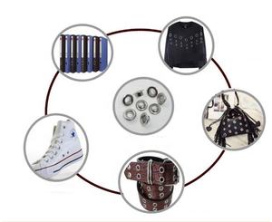 Ojetes Metálicos Redondos de 15mm 16mm 17mm 18mm 19mm <span class=keywords><strong>20mm</strong></span> 21mm 22mm 23mm 24mm 29mm 30mm 32mm para Bolsas, Ropa, Cinturones y Zapatos - Product Image 5