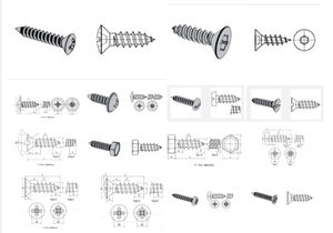 Cabeza de enmarcado de Cruz de óxido negro, <span class=keywords><strong>tornillo</strong></span> de taladro rápido 7x 7/<span class=keywords><strong>16</strong></span>, <span class=keywords><strong>tornillo</strong></span> de autoperforación, 6 #, punto afilado galvanizado - Product Image 5