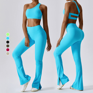 Traje de Yoga con patrón a cuadros <span class=keywords><strong>para</strong></span> <span class=keywords><strong>mujer</strong></span>, <span class=keywords><strong>ropa</strong></span> de Fitness ajustada Sexy <span class=keywords><strong>para</strong></span> correr al aire libre, tenis, <span class=keywords><strong>ejercicio</strong></span> diario, Logo frontal <span class=keywords><strong>para</strong></span> <span class=keywords><strong>ropa</strong></span> deportiva - Product Image 1