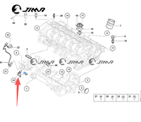 Capteur de position du vilebrequin OEM 079907601 pour capteur de vitesse du moteur Lamborghini