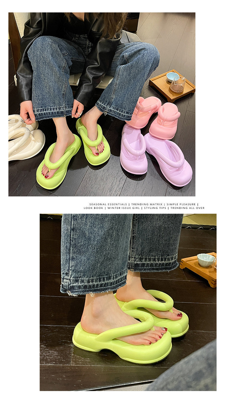 Summer Beach Plastic Slippers Women Wholesale EVA Flip Flops Thong Sandals Slipper Ladies