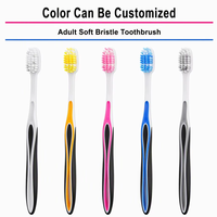 Brosse à dents jetable pour adultes de haute qualité, à poils en nylon doux, pour usage domestique, fabriquée en Chine