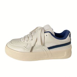 Zapatos Blancos Retro de Plataforma para Mujer, Novedad de Verano 2026, con Suela Gruesa, Versátiles, Casuales, para el Campus - Product Image 6