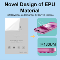 Protecteur d'écran EPU pour téléphone pliable incurvé, film hydrogel EPU coréen 0,18 mm 120x180 mm, machine de découpe en gros