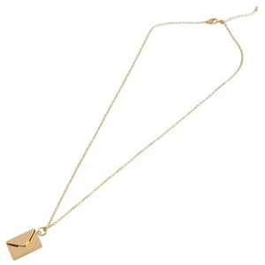 Gravure personnalisée, collier médaillon photo, enveloppe de courrier en or, collier de couple, bijoux de relation sentimentale, <span class=keywords><strong>cadeau</strong></span> du meilleur ami - Product Image 5