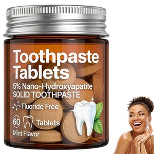 Tabletas de Pasta Dental Personalizadas OEM/ODM con 5% de Nano-Hidroxiapatita y Niacinamida, Tabletas Masticables para Enjuague Bucal - Product Image 1