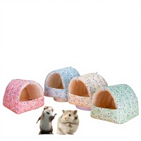 Abri d'hiver intérieur chaud pour animaux de compagnie : hamster, petaur, perroquet, hamster doré, cochon d'Inde, chinchilla, cochon hollandais